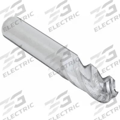 APPROVED VENDOR Ball End Mill: Carbide, 4 Flute, 3/16" Mill Dia, 5/8" LOC, 2" OAL (MPN 223-001040) - General Purpose Carbide Ball End Mills