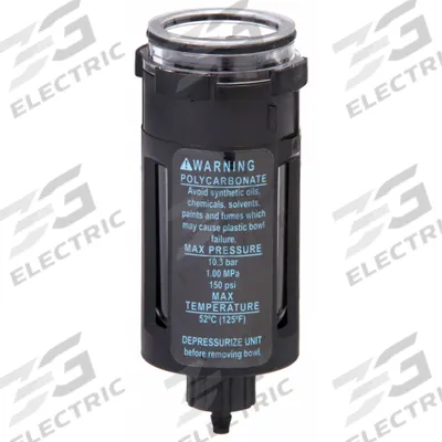 WILKERSON Air Lubricator Bowl: Plastic, LRP - Replacement Bowls
