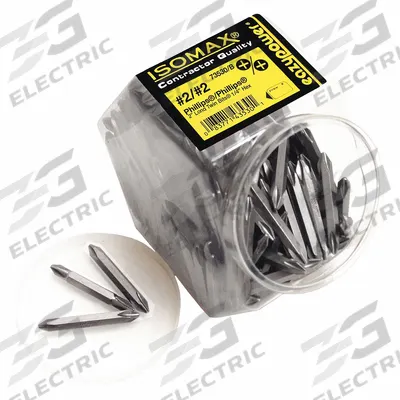APPROVED VENDOR Power Bit: Power Bit, Imperial, #2/#2 Bit Industry Size, #2 Bit Size, Std - Impact Bits