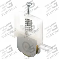 PRIME-LINE Roller Assembly: Roller Assembly, 6 13/32 in Overall Ht, 6 13/32 in Overall Lg, 1 PR (MPN B 695). Key specifications — Brand: PRIME-LINE; Finish: Unfinished; Product Type: Roller Assembly; Color: White.
