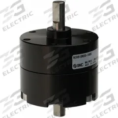 SMC Rotary Air Actuator: Single Vane Actuator, 180° Rotation Angle, 32 in-lb Output Torque, Metric (MPN NCRB1BW30-180S). Key specifications — attr293632: NCRB1BW30-180S; attr294754: SMC; attr947098: Non-Magnetic Piston; attr947108: Basic; attr947133: Metric; attr1108504: Side Ported.