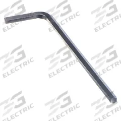 EKLIND Hex Key: 0 Ball Ends, 1/8 in Tip Size, SAE, Short, Alloy Steel, Chrome, L, 2 Tips, 10 PK (MPN 16108). Key specifications — attr1205521: EKLIND; attr1205526: Chrome.