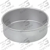 CHICAGO METALLIC Round Cake Pan: Round Cake Pan Pan, Aluminized Steel, Glazed, 6 in Overall Dia (MPN 46025). Key specifications — Bead Closure: Closed Bead; Coating: Glazed; Pan Style: Round Cake Pan; Perforation: Solid; Brand: CHICAGO METALLIC; Color: Silver; Material: Aluminized Steel; NSF Certified: No.