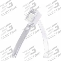 GARDNER BENDER Self Cutting Cable Tie: 8 in Nominal Lg, 2 in Nominal Max. Bundle Dia., Std, 50 PK (MPN 46-308SC). Key specifications — Outdoor Use: Yes; Color: Natural; Brand: GARDNER BENDER.