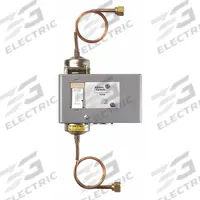 Mechanical Lube Oil Pressure Control: 8 psi to 70 psi, 120 sec Delay, Alarm Circuit Included (MPN P28AA-17C). Key specifications — Refrigerant Type: Non-Corrosive; Brand: JOHNSON CONTROLS; Input Voltage: 120V AC; For Compressor Brand: Ranco; Product Type: Mechanical Lube Oil Pressure Control; Alarm Circuit Included: Yes.