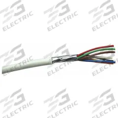 CAROL Power Limited and Communication Cable: 1,000 ft Cable Lg, 7 Strands, 18 AWG, Plenum, PVC, PVC (MPN E2208S.41.86). Key specifications — Application: Alarm Systems; Fire Rating: Plenum; Insulation Material: PVC; Jacket Material: PVC; Manufacturer Part Number: E2208S.41.86; Product Type: Communication Cable; Shielding Material: Flexfoil Polyester Supported Aluminum Foil; Brand: CAROL.