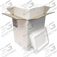 BERLIN Hazardous Material Shipping Kit: 17 3/16 in x 14 3/16 in x 12 3/16 in, 250#, White, 2 PK (MPN HMS-6625M). Key specifications — Brand: BERLIN; Color: White.