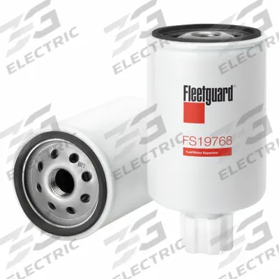 FLEETGUARD Fuel Filter: Spin-On, 5 9/16 in Overall Lg, 3 in Outside Dia, 3/4"-16 Thread Size - Spin-On Fuel/Water Separators