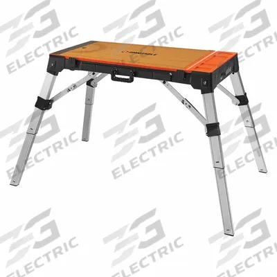 OMNITABLE WORKTABLE: Adj Ht, Plastic, 19 in Overall Wd - Portable Workbenches
