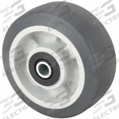 APPROVED VENDOR Caster Wheel: 4 in Wheel Dia., 2 in Wheel Wd, Rubber, 350 lb Load Rating, Plastic (MPN 2RYX2). Key specifications — Wheel Core Material: Plastic; Wheel/Tread Color: Gray; Brand: APPROVED VENDOR.