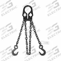DAYTON Chain Sling: 9/32 in Chain Trade Size, 80 Chain Grade, Sling Hook, Steel, Adj, 6 ft Sling Lg (MPN 4PGW3). Key specifications — Brand: DAYTON.