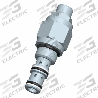BUCHER HYDRAULICS Cartridge Valve: Screw-In, Screwdriver Adjustment, C08-30 Valve Cavity Size - Pressure Control Cartridge Valves