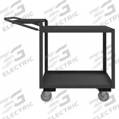 APPROVED VENDOR Utility Cart: 1,200 lb, 2 Shelves, 48 in L x 18 in W x 40 in H Overall Dim, Flat (MPN OPCFS-1832-2-TLD-95). Key specifications — Caster Wheel/Tread Material: Polyurethane; Brand: APPROVED VENDOR; Caster/Wheel Configuration: (2) Rigid.