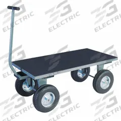 JAMCO Wagon Truck: 2,000 lb Cap, 36 in L x 24 in W x 19 in H Deck, T-Shaped, 12 ga Frame, Gray (MPN AG236N200GP). Key specifications — Brand: JAMCO; Color: Gray.
