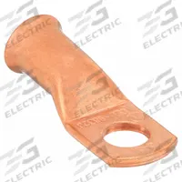 WESTWARD Lug: Crimpable Side Terminal, Crimp/Solder, Copper, 1/0 ga, 3/8 in Stud Size, Straight (MPN 23YZ02). Key specifications — Shape: Straight; Raised Pads: No; Lug Type: Crimpable Side Terminal; Contact Material: Copper; Gauge: 1/0 ga; Stud Size: 3/8 in; Brand: WESTWARD.