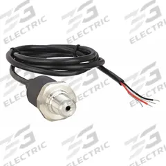 Pressure Transmitter: 0 psi to 200 psi, 4 to 20mA DC, Cable & Wire Leads, 1/4 in Male NPT, IP67 /4X (MPN G17M0242F2200#). Key specifications — Accuracy: ±0.5%; NEMA Rating: 4X; Burst Pressure: 10x Range; Calibration Certificate Included: No NIST-Traceable Calibration Certificate Included; IP Rating: IP67; Housing Material: Nylon; Output: 4 to 20mA DC; Overpressure: 2x Range.