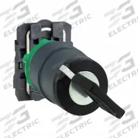 SCHNEIDER ELECTRIC Selector Switch: 2 Position, 22 mm Panel Mounting Size, 1NO, Series XB5 (MPN XB5AG41). Key specifications — Manufacturer Part Number: XB5AG41; Brand: SCHNEIDER; Switch Action: Maintained/Maintained; Contact Form: 1NO; Key Removal Position: Any Position.