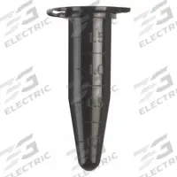 APPROVED VENDOR Microcentrifuge Tube: Microcentrifuge Tube, Polypropylene, 1.5 mL Capacity - mL (MPN HS4323K). Key specifications — Brand: APPROVED VENDOR; Graduated: Yes; Closure Color: Black; Includes Closure: Yes; Body Color: Black; Bottom Shape: Conical; Body Material: Polypropylene.