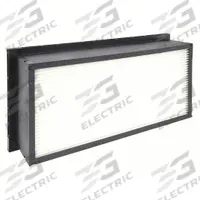 GRAINGER Minipleat Air Filter: 24 in x 12 in x 6 in, Fiberglass, Plastic, Single Header, MERV 14 (MPN 878PK8). Key specifications — Brand: GRAINGER; Frame or Header Material: Plastic; Media Material: Fiberglass.