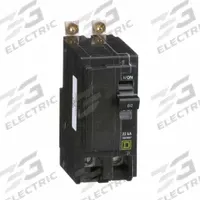 SQUARE D Miniature Circuit Breaker: 60 A, 120/240V AC, Single Phase, 22kA at 120/240V AC, 2 Poles (MPN QOB260VH). Key specifications — Phase: Single; Amps: 60 A; AC Voltage Rating: 120/240V AC; Max. AIR Rating: 22kA at 120/240V AC; For Use With: Square D NQOD Panelboards; Brand: SQUARE D.