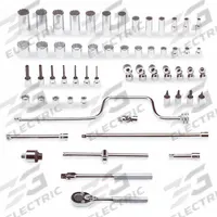 PROTO Socket Wrench Set: 3/8 in Drive, 58 Piece, 12-Point, SAE, 1/4 in to 1 in (MPN J52142). Key specifications — attr1224269: 3/8 in; attr1204638: Drive Tools Included; attr1204650: 1/4 in to 1 in; attr1204673: Socket Bits Included; attr1204681: Wrenches Not Included; attr1204688: PROTO; attr1206170: Socket Bits.