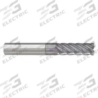 APPROVED VENDOR Corner Radius End Mill: Carbide, nACRo Coated, 6 Flute, 3/8" Mill Dia, 1" LOC (MPN 292-301173)