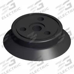 SMC Vacuum Pad: Flat with Ribs, w/o Adapter, 40 mm Pad Dia, NBR, Black, 50, 11.5 mm Pad Ht, ZP (MPN ZP40HN). Key specifications — attr1019101: ZP40HN; attr1019103: SMC; attr1019107: 50.