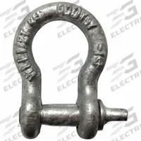 APPROVED VENDOR Anchor Shackle: Anchor Shackle, 1,000 lb Working Load Limit, Carbon Steel, Silver (MPN 55AY05). Key specifications — Body Color: Silver; Brand: APPROVED VENDOR.