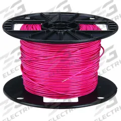 Building Wire: Copper, 18 AWG, 1 Conductors, Stranded, Red, 500 ft Lg, TFFN (MPN 27023101). Key specifications — Voltage: 600 V; Brand: SOUTHWIRE.