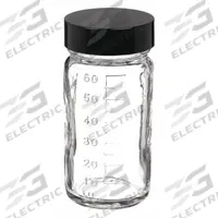 APPROVED VENDOR Mixing/Storage/Sampling Bottle: 60 mL, 38-400, Colorless, 48 Bottles, 42 mm Body Dia (MPN GLC-01493). Key specifications — Brand: APPROVED VENDOR; Graduated: Yes; Pre-Cleaned: None; Body Color: Colorless; Screw Closure Size: 38-400.