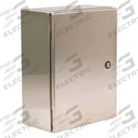 WIEGMANN Enclosure: 304 Stainless Steel, 60 in x 36 in x 12 in, NEMA 12/13/3R/4/4X, Solid Cover (MPN N412603612SSC). Key specifications — Brand: WIEGMANN; Closure Method: 1/4-Turn Latch; Enclosure Material: 304 Stainless Steel; Knockouts: Not Included.