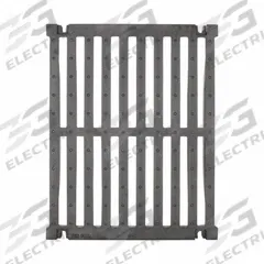 ZURN Grate: F, Rectangular, Slotted, 25 1/4 in Overall Wd, 20 in Overall Lg, 2 3/4 in Overall Ht (MPN P874-21-DGF). Key specifications — Color: Gray; Brand: ZURN; Finish: Unfinished; Grate Surface Type: Slotted.