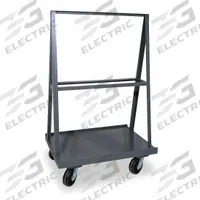 APPROVED VENDOR Panel Truck: 2,000 lb, Gray, 48 1/2 in L x 30 in W x 56 1/2 in H Deck, 1 Rails (MPN AF-3048-95). Key specifications — Color: Gray; Caster/Wheel Configuration: (4) Swivel; Brand: APPROVED VENDOR.
