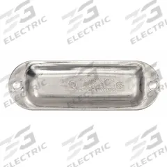 Covers for Conduit Access Fitting: Aluminum, 2 1/2 in_3 in Trade Size, Screw In (MPN K250&300-A). Key specifications — Connection Type: Screw In; Hazardous Location: Yes; Material: Aluminum; For Use With: Appleton Form 85 Unilet Conduit Outlet Bodies; Gasket Included: No; Includes: Screws; Standards: UL 514A; Brand: APPLETON ELECTRIC.