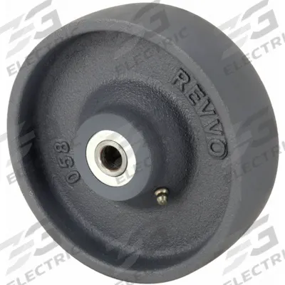 APPROVED VENDOR Caster Wheel: 6 in Wheel Dia., 1 3/4 in Wheel Wd, Iron, 1,200 lb Load Rating - Iron Tread Wheels