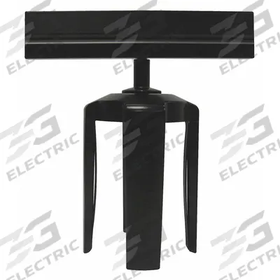 TENSABARRIER Sign Holder: Black - Sign Holders for Post Tops