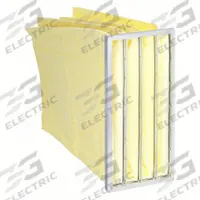 GRAINGER Pocket Air Filter: 15 in x 24 in x 12 in, MERV 15, Yellow, Fiberglass, 5 Pockets (MPN 878PL7). Key specifications — Display Sell UOM: EA; Brand: GRAINGER; Media Material: Fiberglass; Performance Rating: MERV 15.