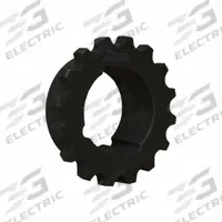 MARTIN Chain Shaft Coupling Hub: 100, Steel, 3 1/2 in Bore Dia, For Keyed Shaft Type, Round Keyed (MPN 10020TBF). Key specifications — Bore Type: Round Keyed; Bushing Bore Range: 1-3/16 to 3-1/2 in; Bushing Install Location: Hub Side; Chain Number: 100; For Bushing Size: 3525; Hub Material: Steel; Brand: MARTIN.