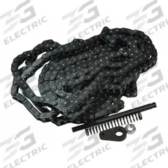 DAYTON Chain Kit: For 2MPU4, Black, Steel (MPN MH2MPU410G). Key specifications — Compatible Grainger Part Number: 2MPU4; Manufacturer Part Number: MH2MPU410G; Brand: DAYTON; Accessory Type: Chain Kit.