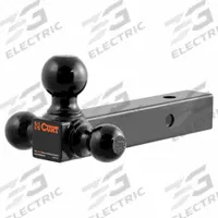 CURT Towing Ball Mount: IV, 2 in_1 7/8 in_2 5/16 in Ball Dia, Ball Mount Ball Mount, Carbon Steel (MPN 45652). Key specifications — Material: Carbon Steel; Ball Mount Style: Ball Mount; Vehicle Class: IV; Brand: CURT; Features: Limited Lifetime Warranty (1 yr Finish, 1 yr Parts); Finish: Powder Coated; Mount w/ Hitch Ball Style: Non-Adjustable; Resistance Properties: UV-Resistant.