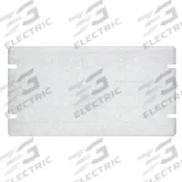 RACO Electrical Box Cover: 3 Gangs, Blank, For Rectangular Box Shape, Steel, 4 1/2 in Overall Lg (MPN 845). Key specifications — Brand: RACO; For Box Shape: Rectangular; Material: Steel; Cover Design: Blank.