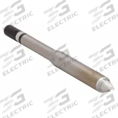 HAKKO Soldering Tip: T22 Series, Chisel, 2.4 mm W, 7 mm Lg (MPN T22-D24). Key specifications — Brand: HAKKO; Compatible Handpiece Manufacturer Model Number: FM-2031; Manufacturer Part Number: T22-D24.