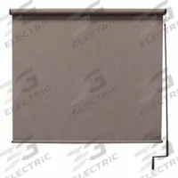 KEYSTONE FABRICS Sun Shade: Dark Brown/Light Brown, Pole and Crank, 92% UV Protection, Right (MPN UP77.78.55). Key specifications — Operation Mechanism: Pole and Crank; Tie Down Type: Bungee and Hook System; Operation Side: Right; Manufacturer Part Number: UP77.78.55; Brand: KEYSTONE FABRICS; Fabric Color: Light Brown.