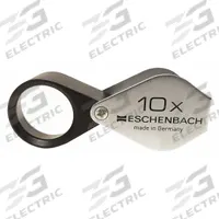 ESCHENBACH OPTIK GMBH Metal Precision Folding Magnifier: 10X, 1 in Focal Distance, 23 mm Lens Dia (MPN 1176-10). Key specifications — attr1183285: 1 in; attr1183286: 23 mm; attr1183287: 40D; attr1183296: ESCHENBACH OPTIK GMBH; attr1183291: Metal Precision Folding Magnifier.