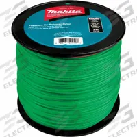 MAKITA String Trimmer Line: Co-Polymer Nylon, 0.08 in Dia, 1,200 ft Overall Lg, Round, Green (MPN T-03377). Key specifications — Brand: MAKITA; Compatible Product Type: Standard Trimmer Head; Material: Co-Polymer Nylon.