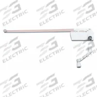PRIME-LINE Window Operator: Crank, Handle Included, Left-Hand, Surface, White, 3 in Base Lg (MPN TH 23028). Key specifications — Brand: PRIME-LINE; For Use With: Casement Windows; Finish: Powder Coated; Color: White; Handing Orientation: Left-Hand; Handle Type: Crank; Mounting Location: Surface; Product Type: Window Operator.