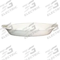 ITI Rarebit: 8 oz Capacity, 1 1/4 in Overall Dp, 4 1/8 in Overall Wd, 8 1/2 in Overall Lg, Oven Safe (MPN WRO-8-AW). Key specifications — Material: Vitrified Stoneware; Brand: ITI; Color: American White.
