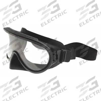 PAULSON Safety Goggles: Clear, Indirect Venting, Elastic - Standard Firefighting Safety Goggles