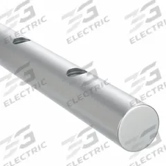 PBC LINEAR Linear Shaft: 1 1/2 in Shaft Dia, 12 in Lg, Ceramic Coated, Aluminum Alloy (MPN CCPDL24-012.000). Key specifications — attr111735: PBC LINEAR; attr111741: Ceramic Coated.
