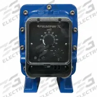 PULSATRON Chemical Metering Pump: Solenoid, 115V AC, 1/5 hp HP, PVDF Head, PTFE Faced Diaphragm (MPN XPK4MA-KTC1-XXX). Key specifications — Brand: PULSATRON; Diaphragm Material: PTFE Faced; Reproducibility: ±2.0%; Nameplate Voltage: 115V AC; Check Ball Material: Ceramic; Fitting Material: PVDF; Seal Material: PTFE.
